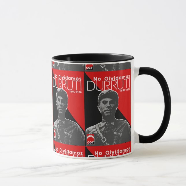 Mug Il effiloche affiche Durruti (Droite)