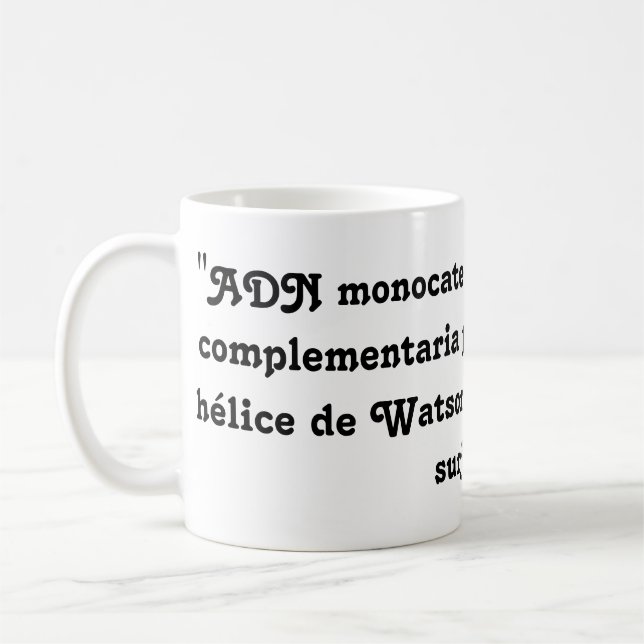 Mug Il effiloche avec compliment des ADN (Gauche)
