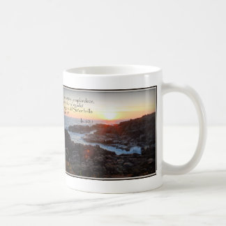 Mug Il effiloche avec verset de la bible
