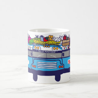Mug Il effiloche de Bus De Noël