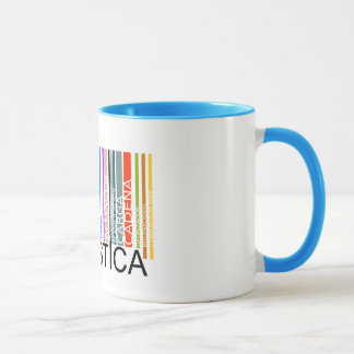 Mug Il effiloche de la Logistique avec code-barres de