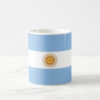 Mug il effiloche drapeau de l'Argentine