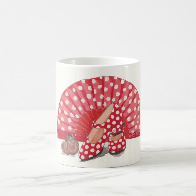 Mug Il effiloche Flamand de taches rouges (Centre)