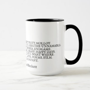 Mug Il effiloche Oeuvre Samuel Beckett