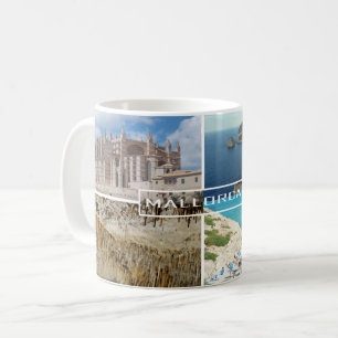 Mug il effiloche plusieurs photos de l'île de Majorque
