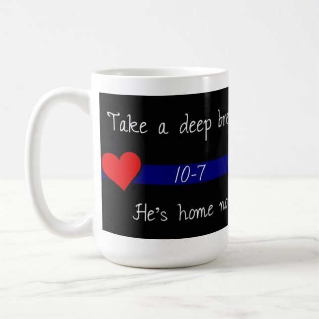 Mug Il est à la maison maintenant… (Gauche)