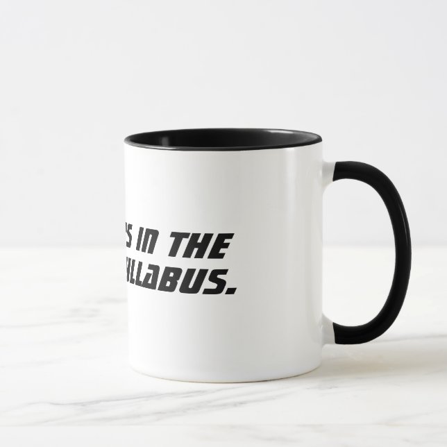 Mug Il est dans le programme (Droite)