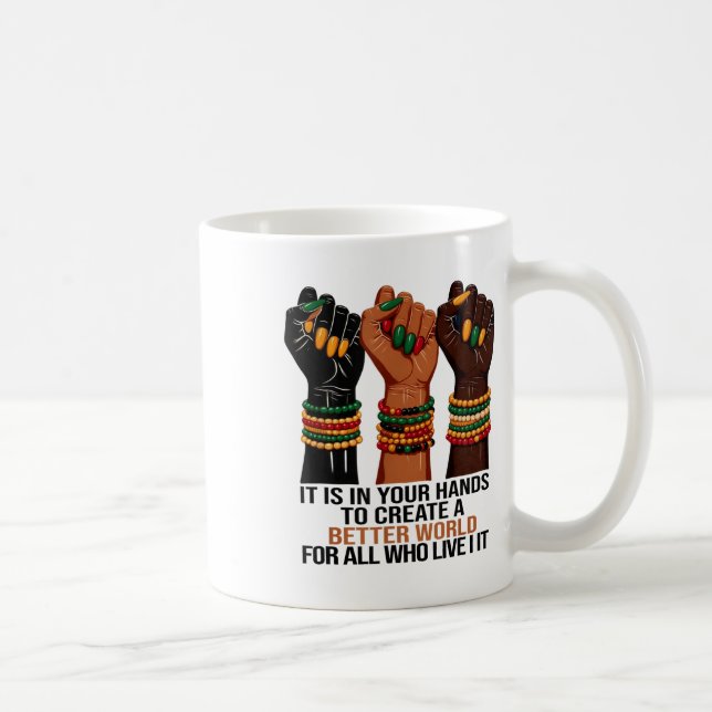 Mug Il Est Dans Vos Mains De Créer Un Monde Batter Mei (Droite)