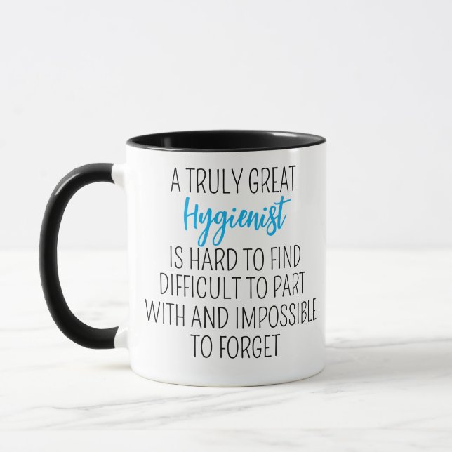 Mug Il est difficile de trouver un véritable grand Hyg (Gauche)