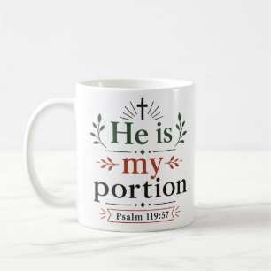 Mug Il est ma part Citation de promesse d'Écriture ins