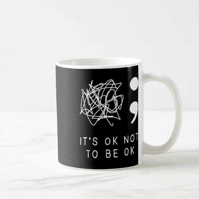 Mug Il Est Ok De Ne Pas Être D'Accord Sensibilisation  (Droite)