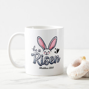 Mug Il est ressuscité Lapin heureux Pâques