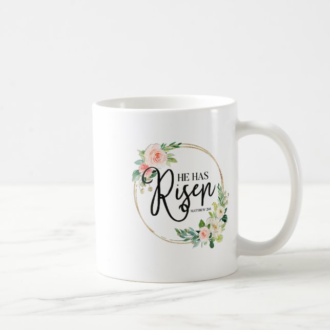 Mug Il Est Ressuscité Matthieu 286 Flora Christian Pâq (Droite)