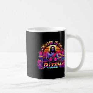 Mug Il Est Rizzin' Joyeux Jour de Pâques Drôle Chrétie