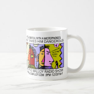 Mug IL est UN LIBÉRAL AVEC UN MICROPHONE