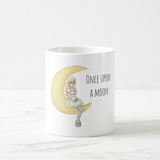 Mug Il était une fois une fille de lune lapin (Centre)