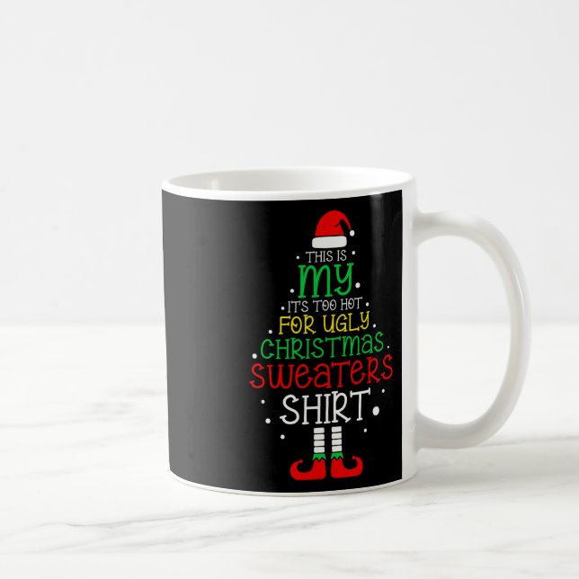 Mug Il fait trop chaud pour les mauvais Noël Fun Noël  (Droite)