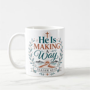 Mug Il fait un chemin Citation de l'Écriture spirituel