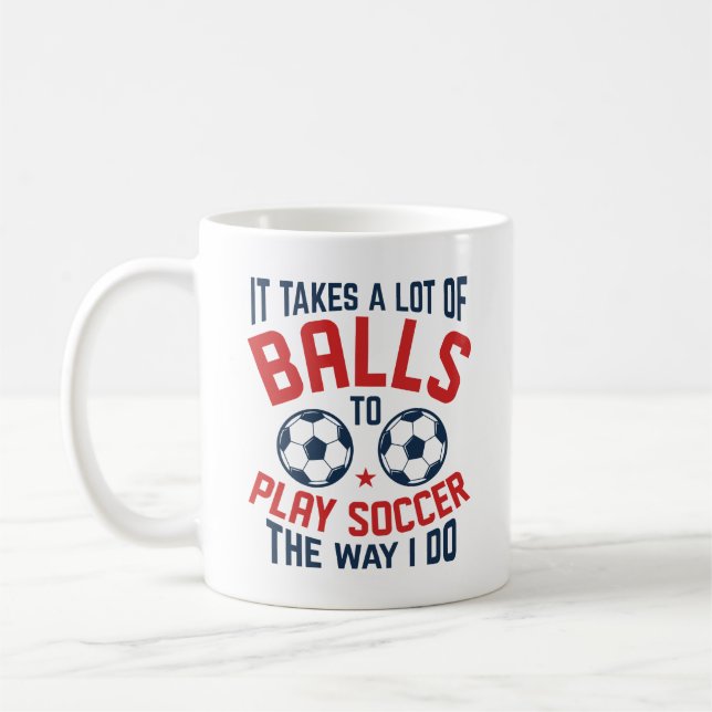 Mug Il faut beaucoup de couilles (Gauche)