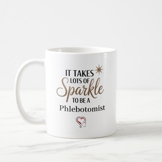 Mug Il faut de l'éclat pour être un phlébotomiste pers (Gauche)