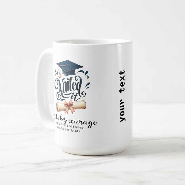 Mug Il faut du courage (Devant gauche)