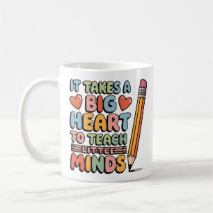 Mug Il faut un grand coeur pour apprendre à petit mine
