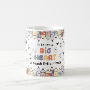 Mug Il faut un grand coeur pour apprendre les petits e