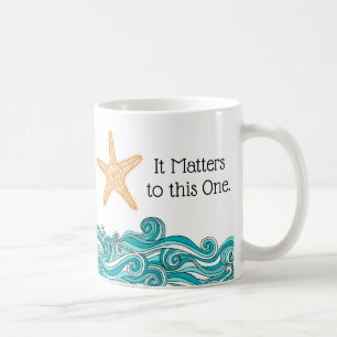 Mug Il importe à cette une étoile de mer