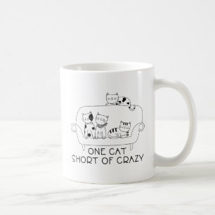 Mug Il lui manque un chat pour être folle