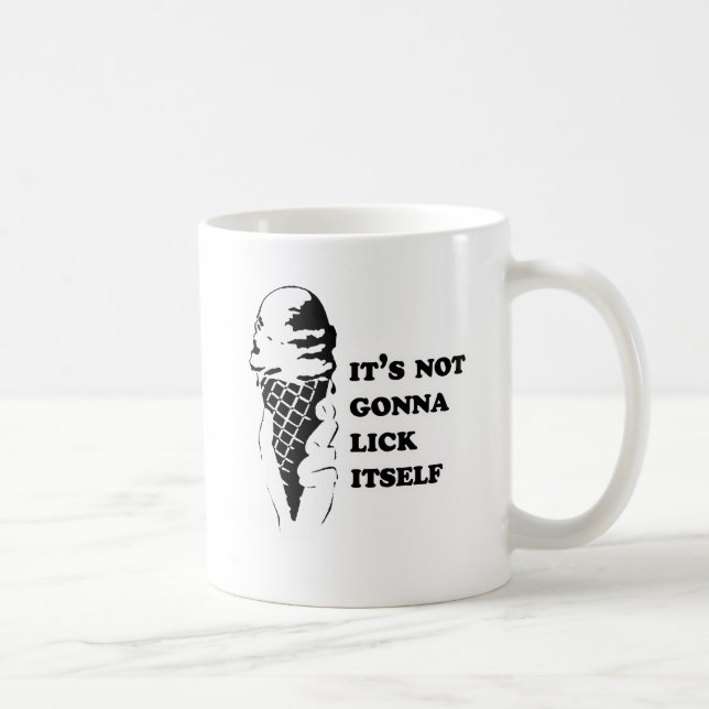 Mug Il ne va pas se lécher (Droite)