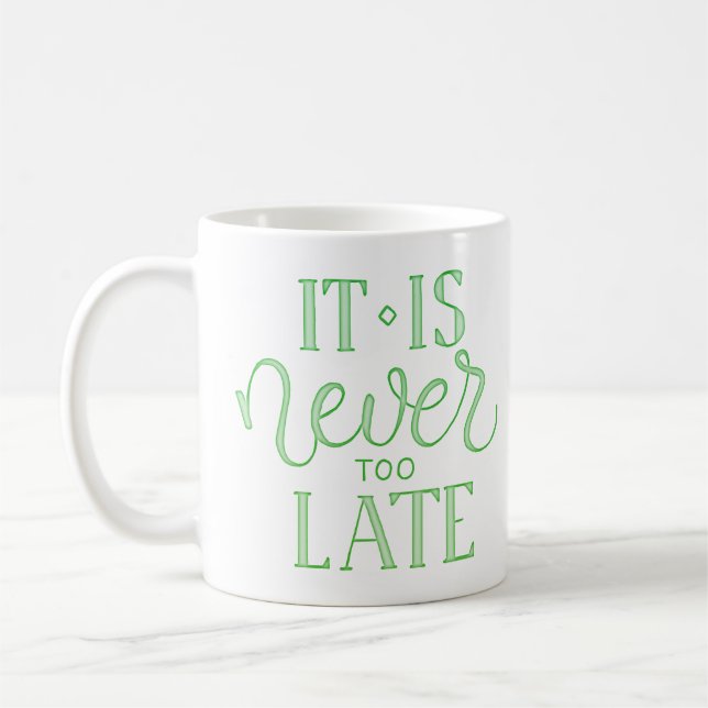 Mug il n'est jamais trop tard (Gauche)