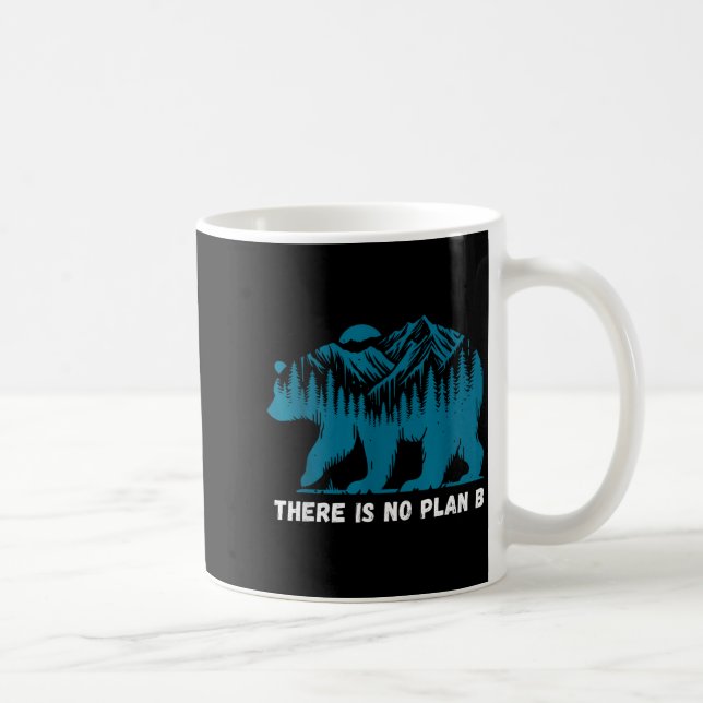 Mug Il n'y a pas de planète B Pas de plan B Earth Bear (Droite)
