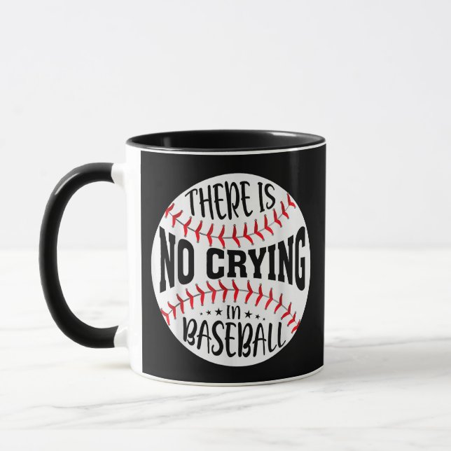 Mug Il N'Y A Pas De Pleurage Au Baseball (Gauche)