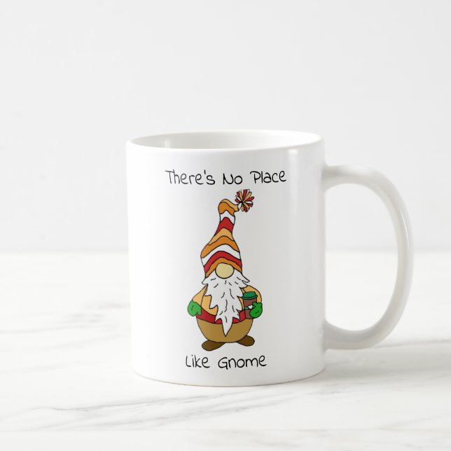 Mug Il n'y a pas d'endroit comme Gnome, Citation d'aut (Droite)
