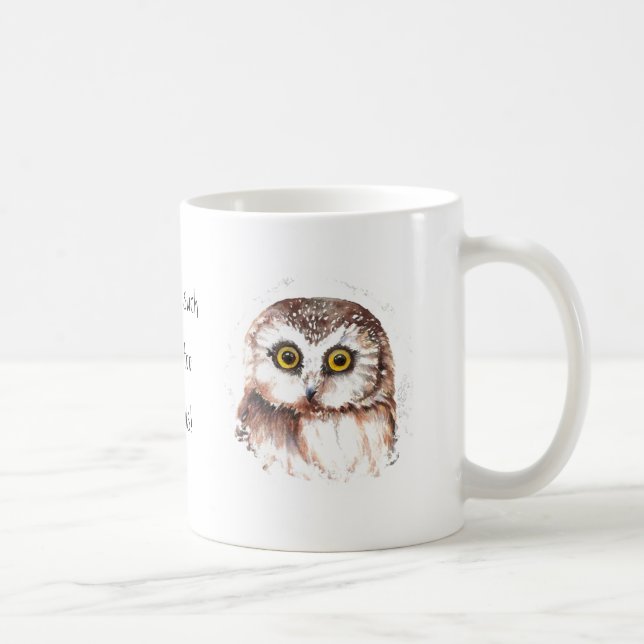 Mug Il n'y a pas trop de chouettes, Cite (Droite)