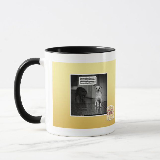 Mug Il n'y a rien à être effrayé de (Gauche)