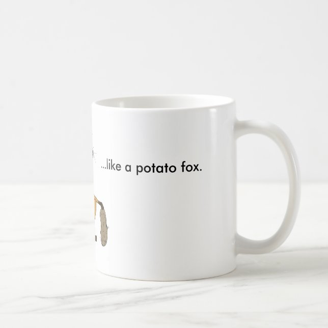 Mug Il n'y a rien comme un Fox de pomme de terre (Droite)