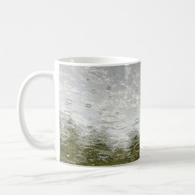 Mug Il pleut sur l'étang (Gauche)