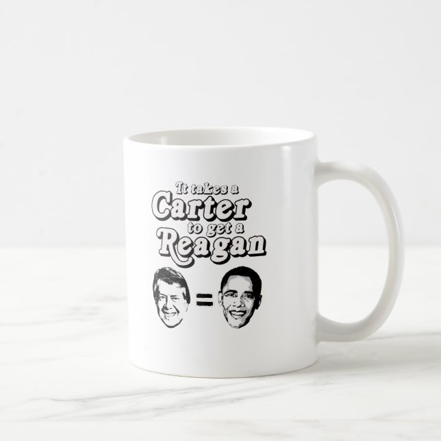 Mug Il prend Carter pour obtenir un T-shirt de Reagan (Droite)