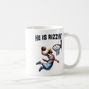 Mug Il Rizzin Jesus Basketball Pâques Pour Enfants Hom