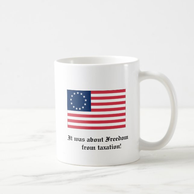Mug Il s'agissait de Liberté d'imposition (Droite)