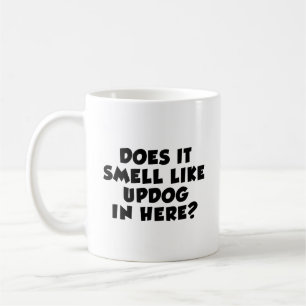 Mug Il sent comme Updog dans ici plaisantent