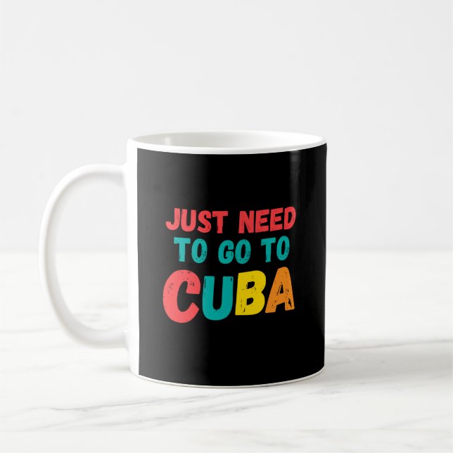 Mug Il suffit d'aller à cuba (Gauche)