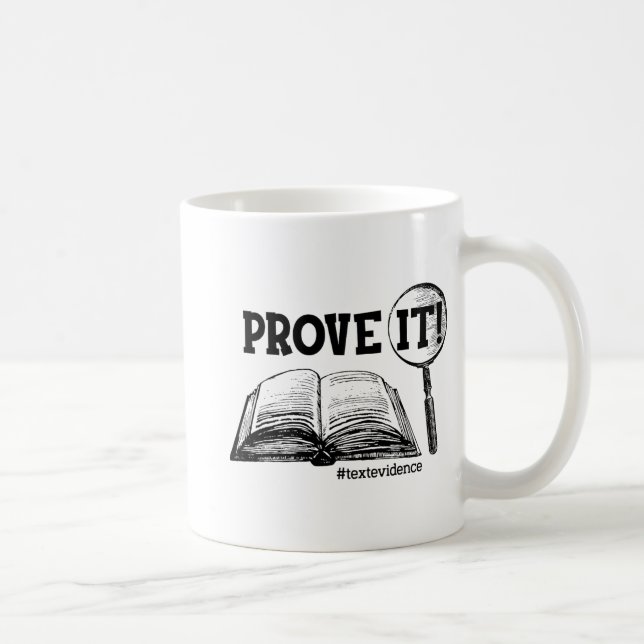 Mug Il Texte Preuves Drôle Test Jour Cadeaux Pour Ense (Droite)