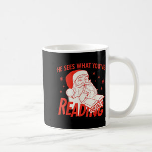 Mug Il voit ce que vous avez lu Livre humoristique San
