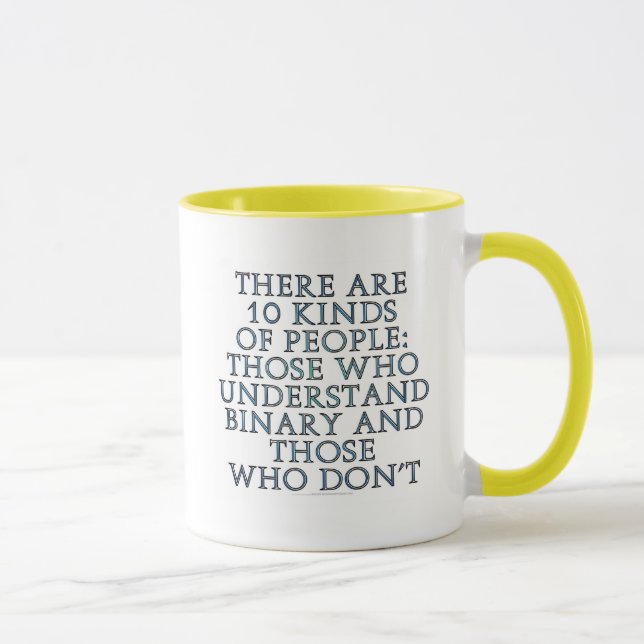 Mug Il y a 10 genres de personnes… (Droite)