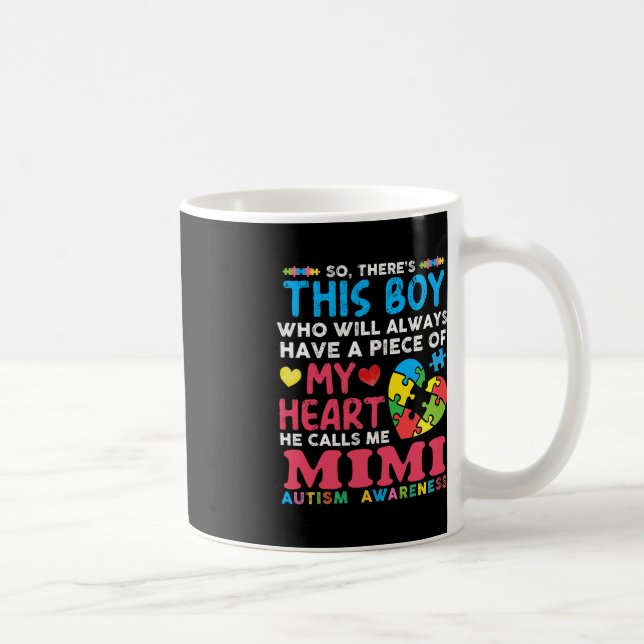 Mug Il y a ce garçon qu'il m'appelle Sensibilisation s (Droite)