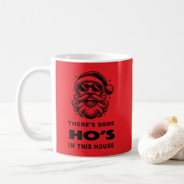 Mug Il y a des hommes dans cette maison (Avec donut)