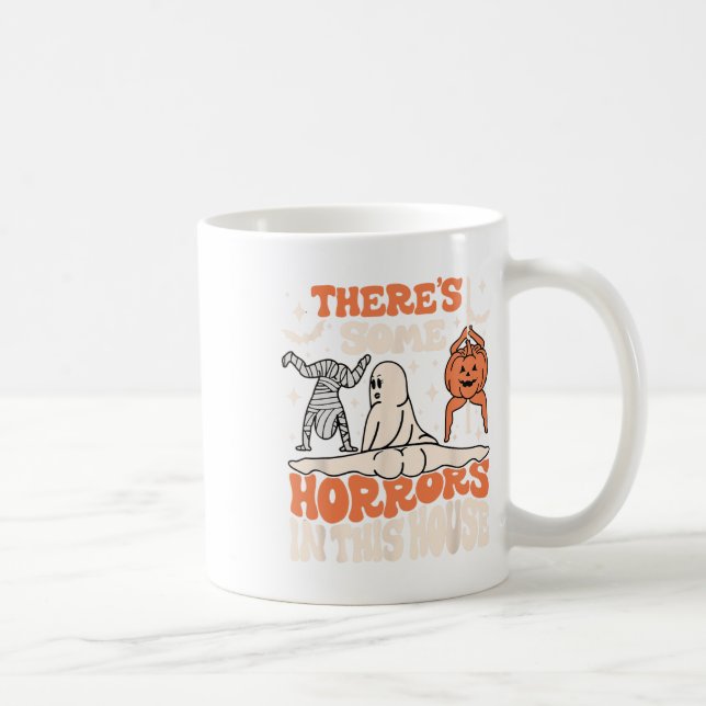 Mug Il y a des horreurs dans cette maison Citrouille f (Droite)