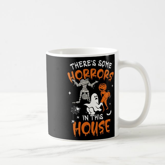 Mug Il Y A Des Horreurs Dans Cette Maison Citrouille F (Droite)